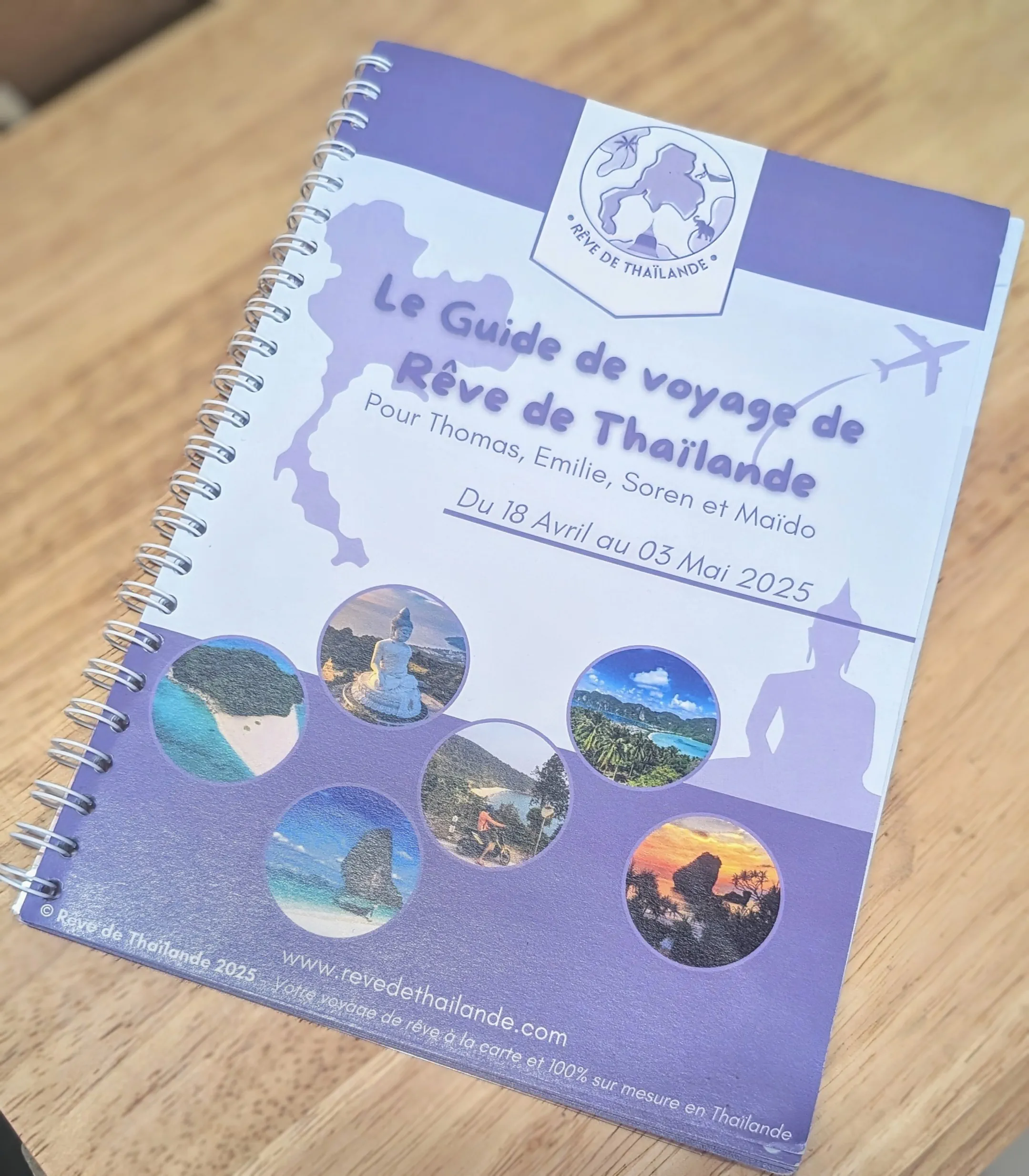 Votre livret de voyage Rêve de Thaïlande